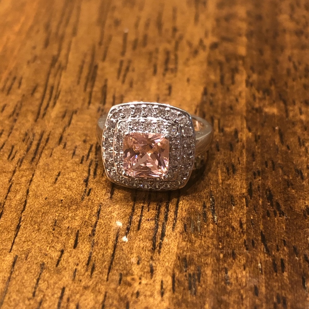 Pink statement ring size 6 by Fragrant Jewels